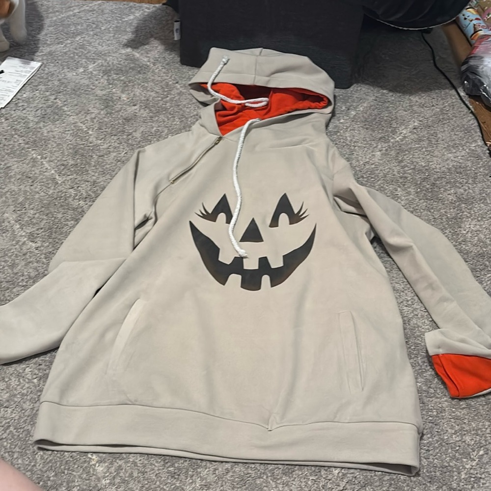Halloween jacket with orange undertones